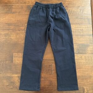HOURS Men's Open Bottom Sweatpants Navy Thick Quality Size XL EUC